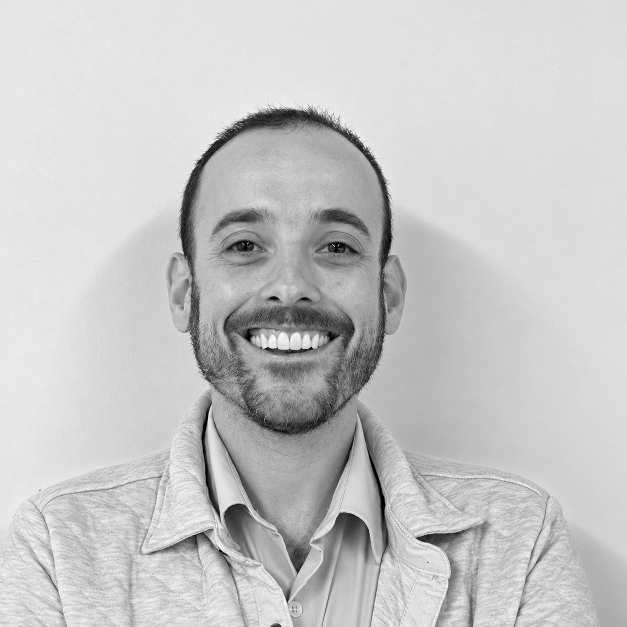 Mike Smith smiling, cropped work portrait